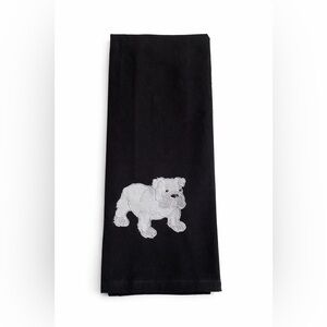 New Bulldog Kitchen Towel Homemade embroidered